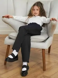 Девчачьи школьные брюки стильные и практичные