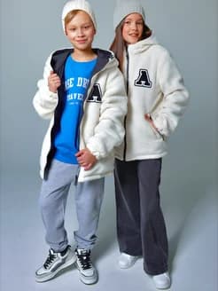 Утепленная Двухсторонняя Куртка Шерпа