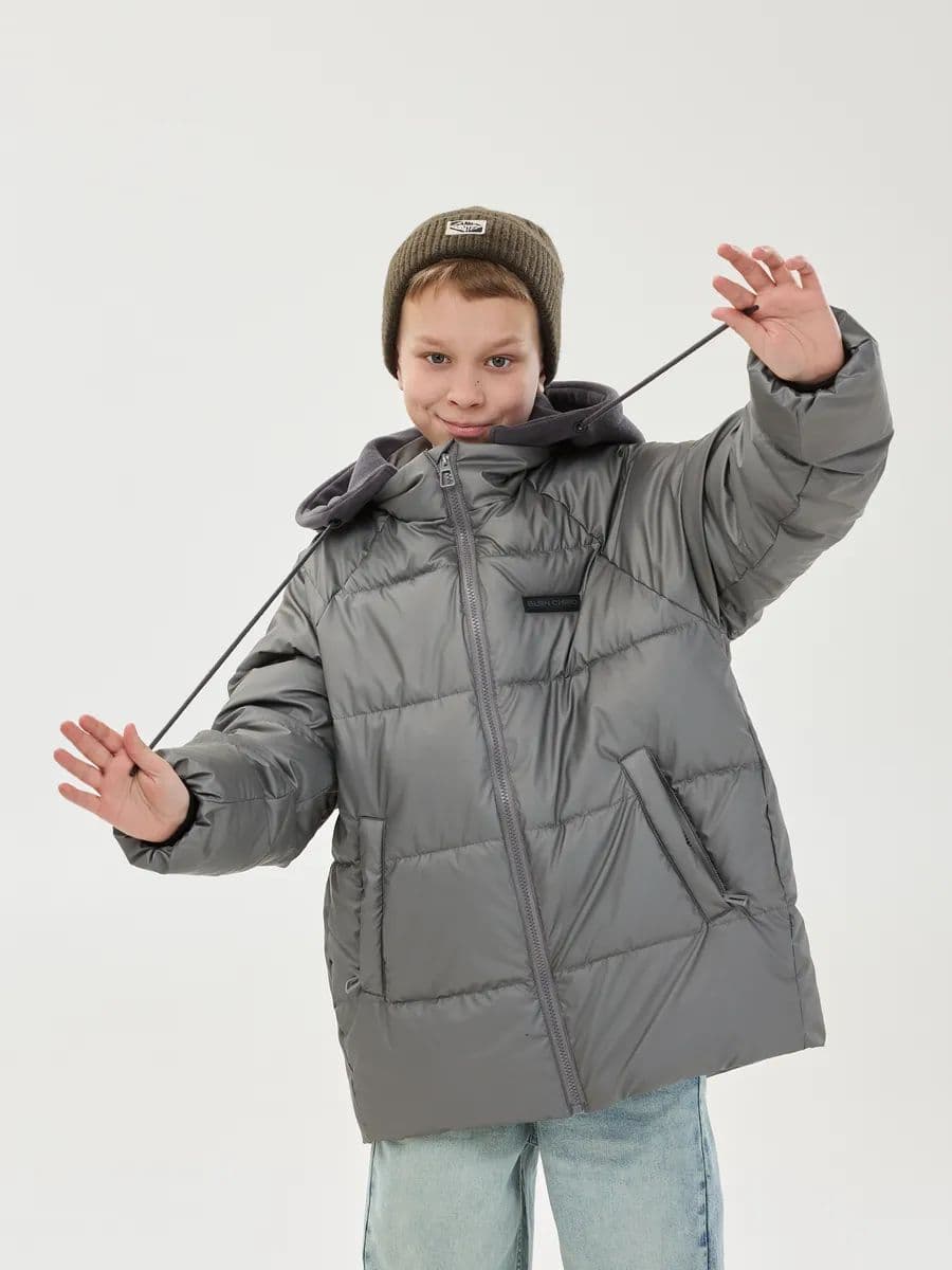 Демисезонная мембранная куртка подростковая оверсайз